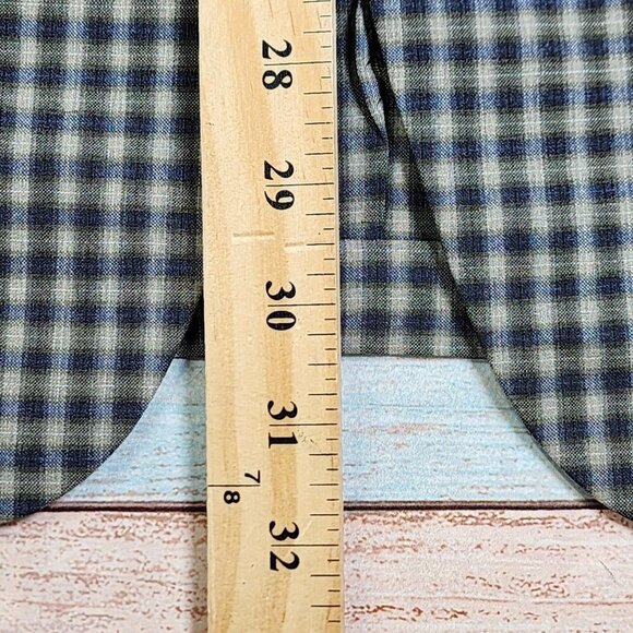 Vintage Plaid Wool Blazer Jacket Nordstrom Nathan David, Men's 40S - Picture 11 of 13